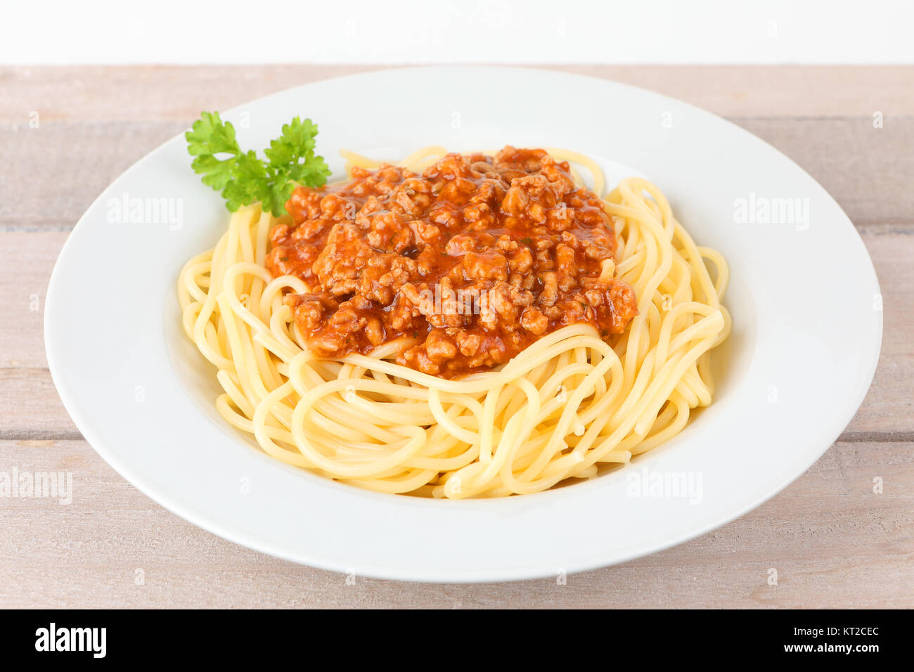 Spaghetti alla Bolognese Foto Stock