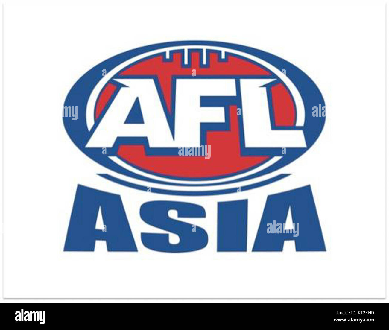 AFL Asia si riferisce alla filiale asiatica o presenza della Australian Football League, che supervisiona lo sviluppo e la promozione delle regole australiane del calcio in tutta l'Asia. Comprende squadre, competizioni e iniziative per diffondere lo sport in tutto il continente. Foto Stock