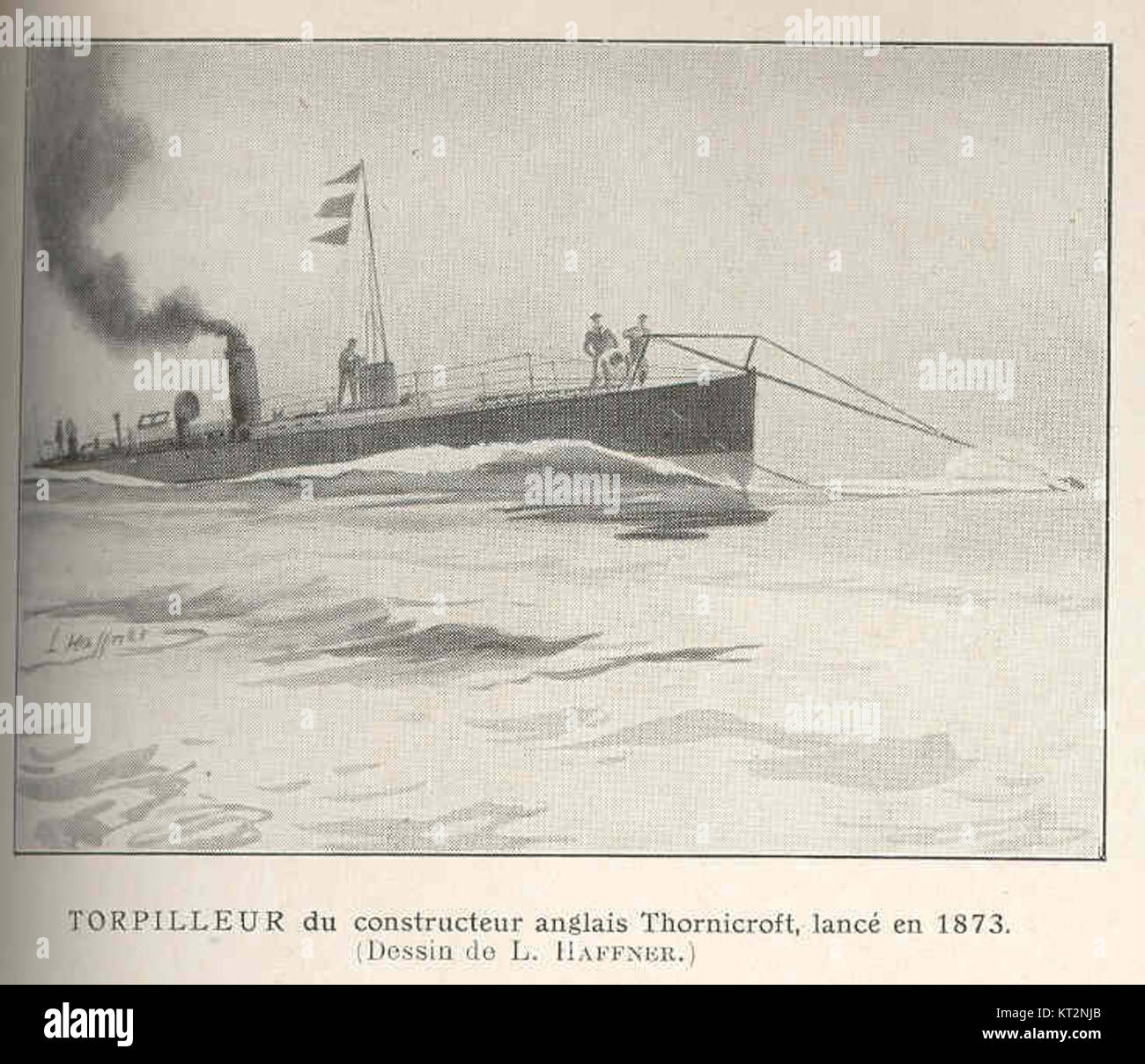 Il cacciatorpediniere britannico "37138", costruito dai cantieri Thornicroft nel 1873, è un pezzo significativo della storia navale. Il suo design e la sua costruzione riflettono la tecnologia marittima della fine del XIX secolo. Foto Stock