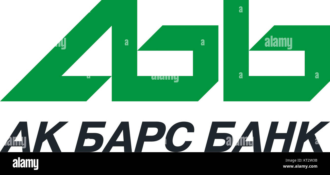 Il logo Ak Bars Bank rappresenta il marchio e l'identità di Ak Bars Bank, un'importante istituzione finanziaria in Russia. Il logo funge da simbolo dei servizi e del ruolo della banca nel settore bancario russo. Foto Stock