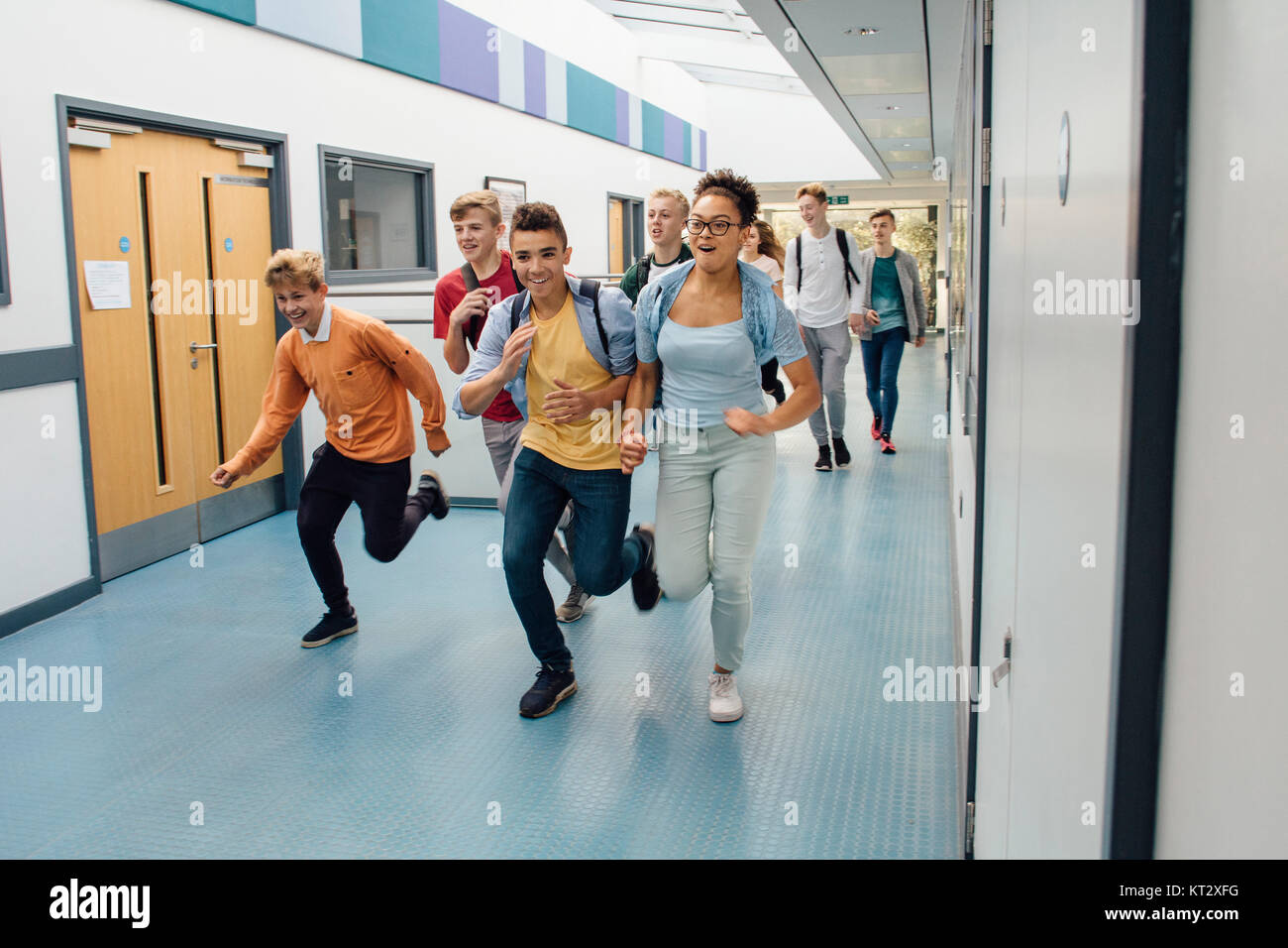 La scuola fuori per l'estate! Foto Stock