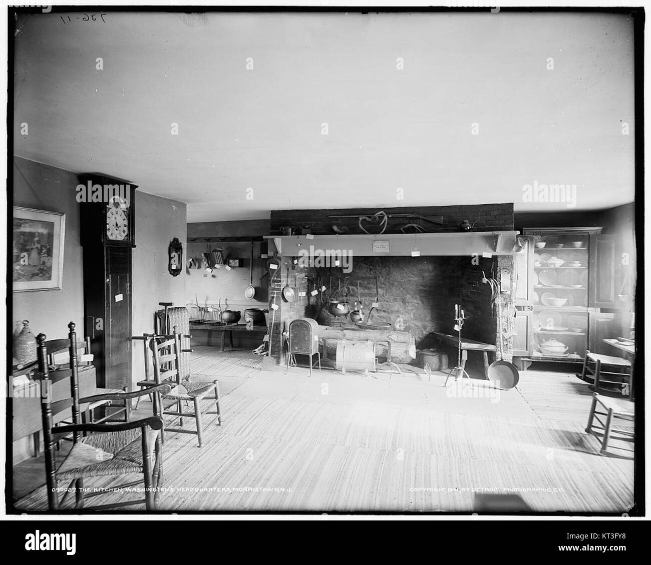 La Ford Mansion a Morristown, New Jersey, un edificio storico utilizzato come quartier generale durante la guerra di indipendenza americana, ora museo. Foto Stock