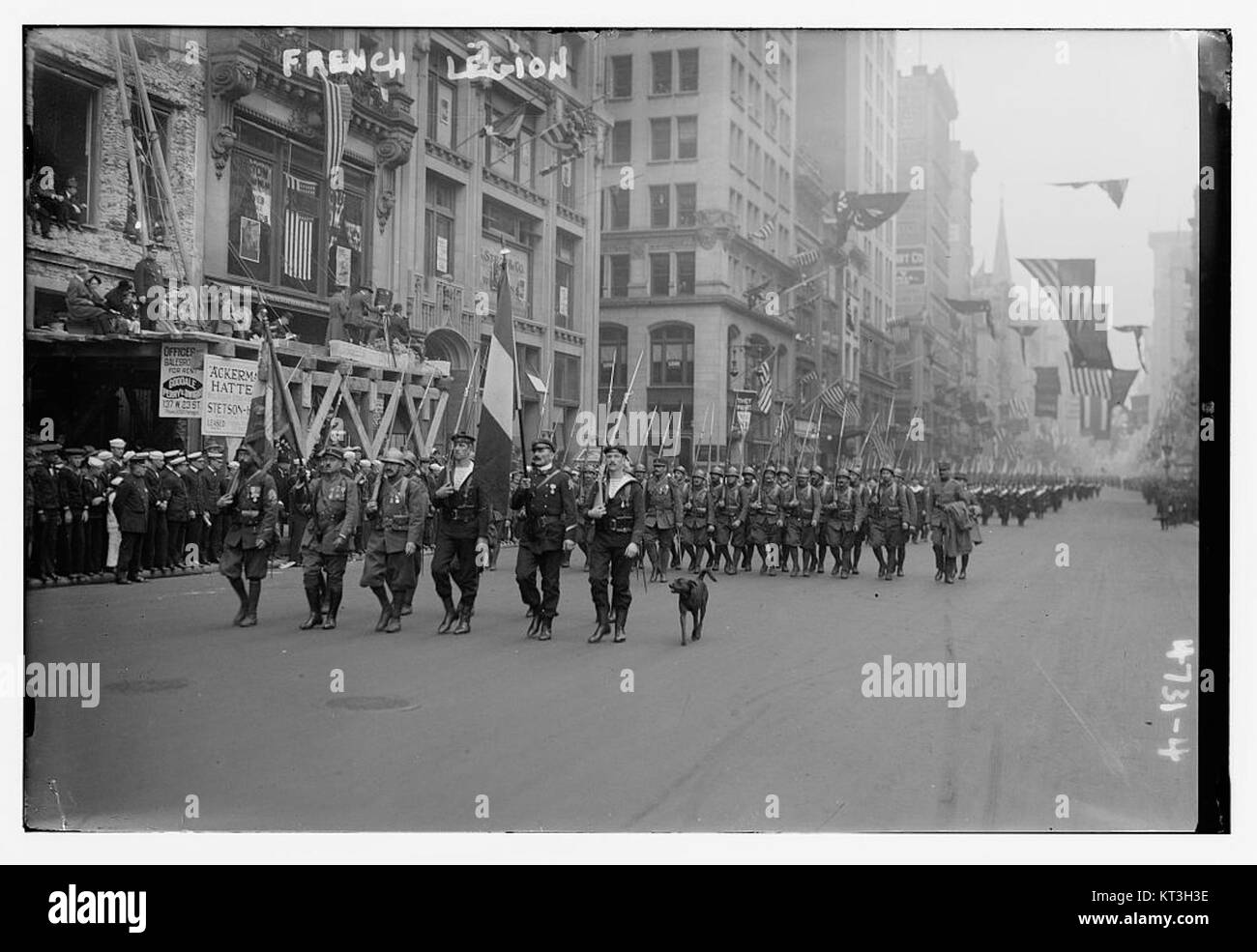 La Legione francese, nota anche come Legione straniera francese, è un'unità militare unica conosciuta per la sua storia, la sua formazione d'élite e la sua composizione internazionale. Fa parte dell'esercito francese. Foto Stock