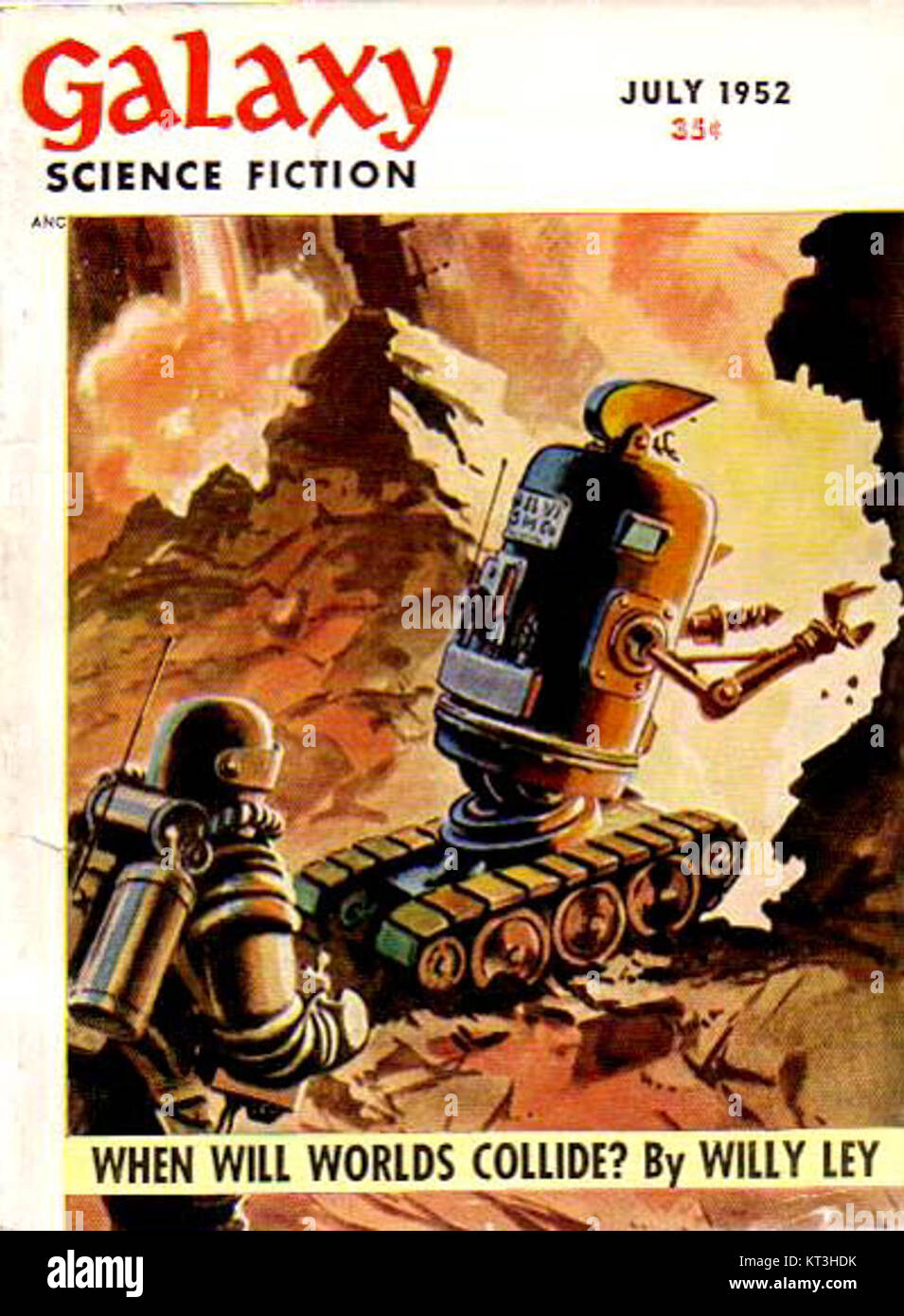 Galaxy, uscito nel 1952, è un film che esplora il concetto di esplorazione spaziale e tecnologia futuristica. Offre una narrazione fantascientifica ambientata in un futuro lontano, che unisce immaginazione e progresso scientifico. Foto Stock