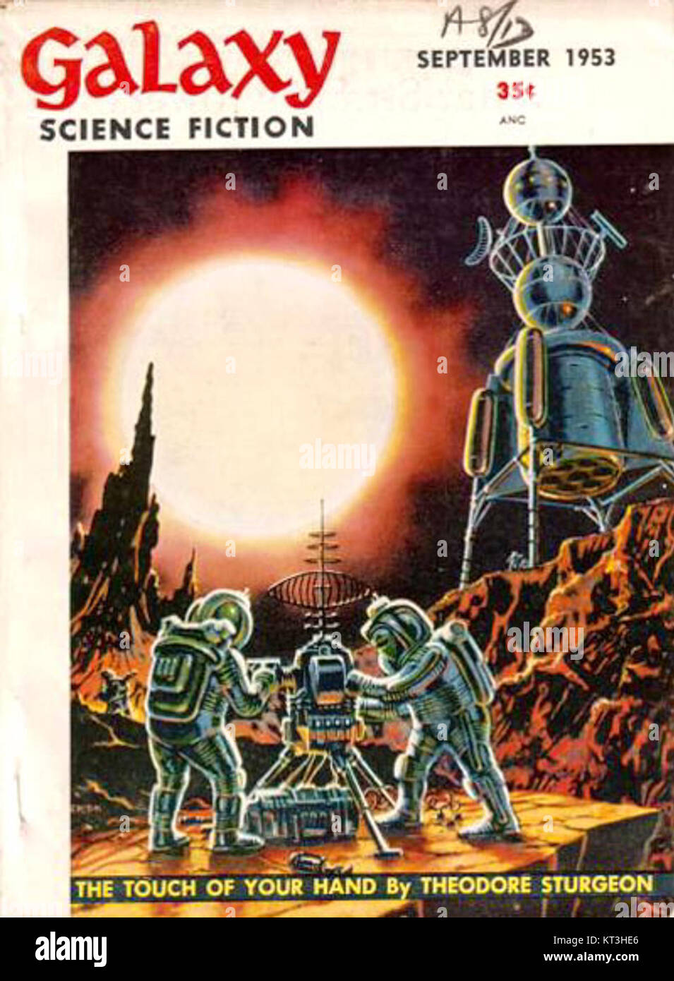 L'immagine del 1953 intitolata *Galaxy* mostra la bellezza del cielo notturno, catturando la galassia con dettagli sorprendenti. Questo lavoro fotografico mette in evidenza la vastità e il mistero dello spazio, sottolineando la complessità e le dimensioni della nostra galassia come si vede attraverso un telescopio. Foto Stock