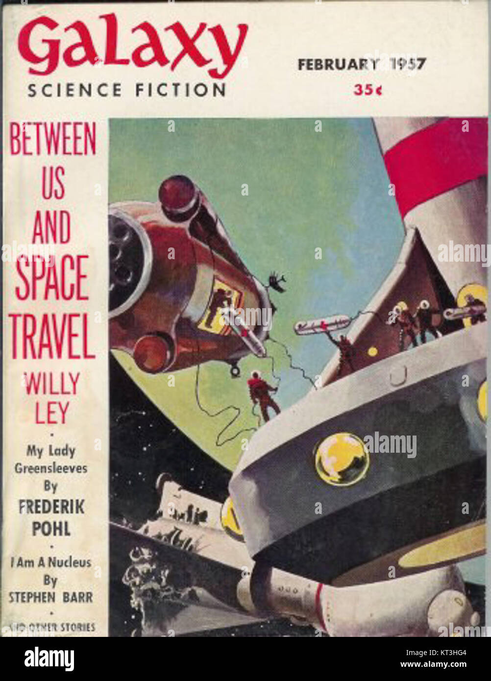 Il Galaxy 195702 era probabilmente un riferimento a un aereo o a un progetto di esplorazione spaziale. Il numero 195702 potrebbe riferirsi a una specifica missione, modello o identificazione, che rappresenta i progressi nella tecnologia durante il suo tempo. Foto Stock