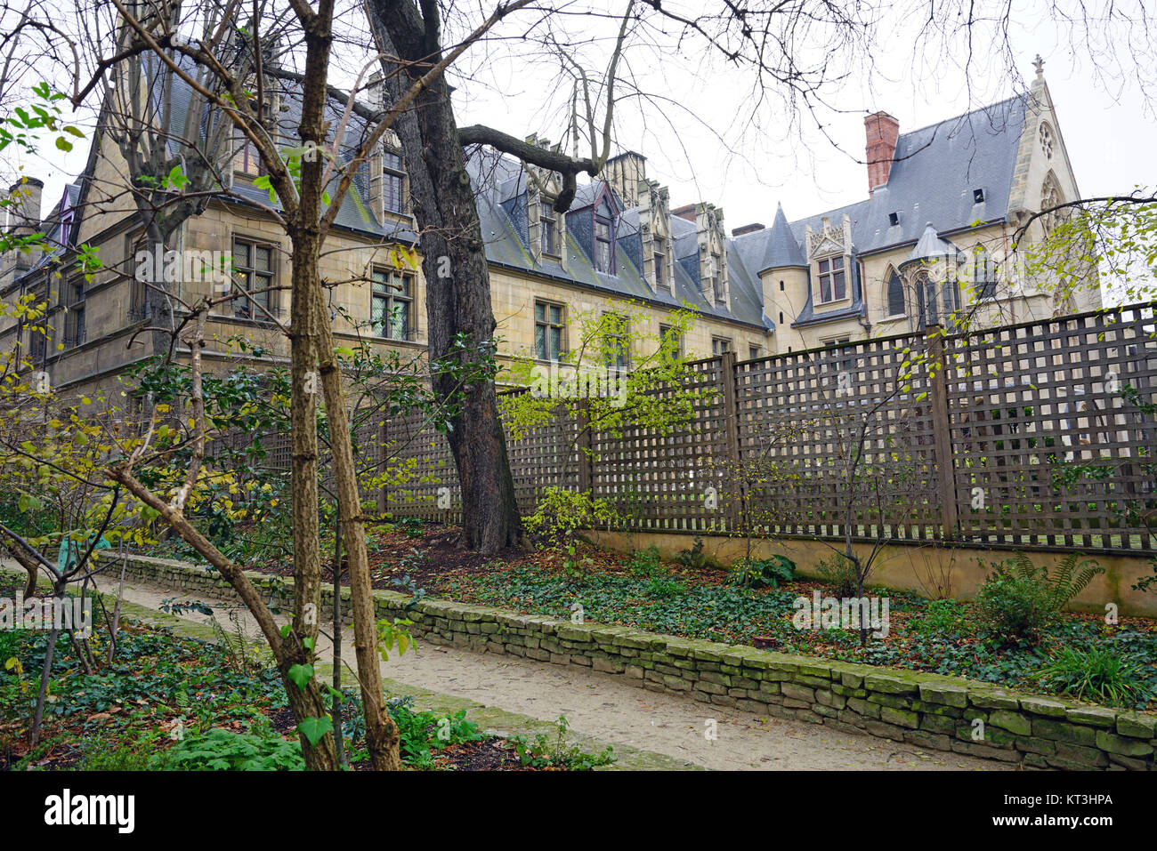 Musée de Cluny, un edificio storico del museo nazionale di arte medievale e del Medio Evo la storia si trova nel quinto arrondissement di Parigi, Francia. Foto Stock
