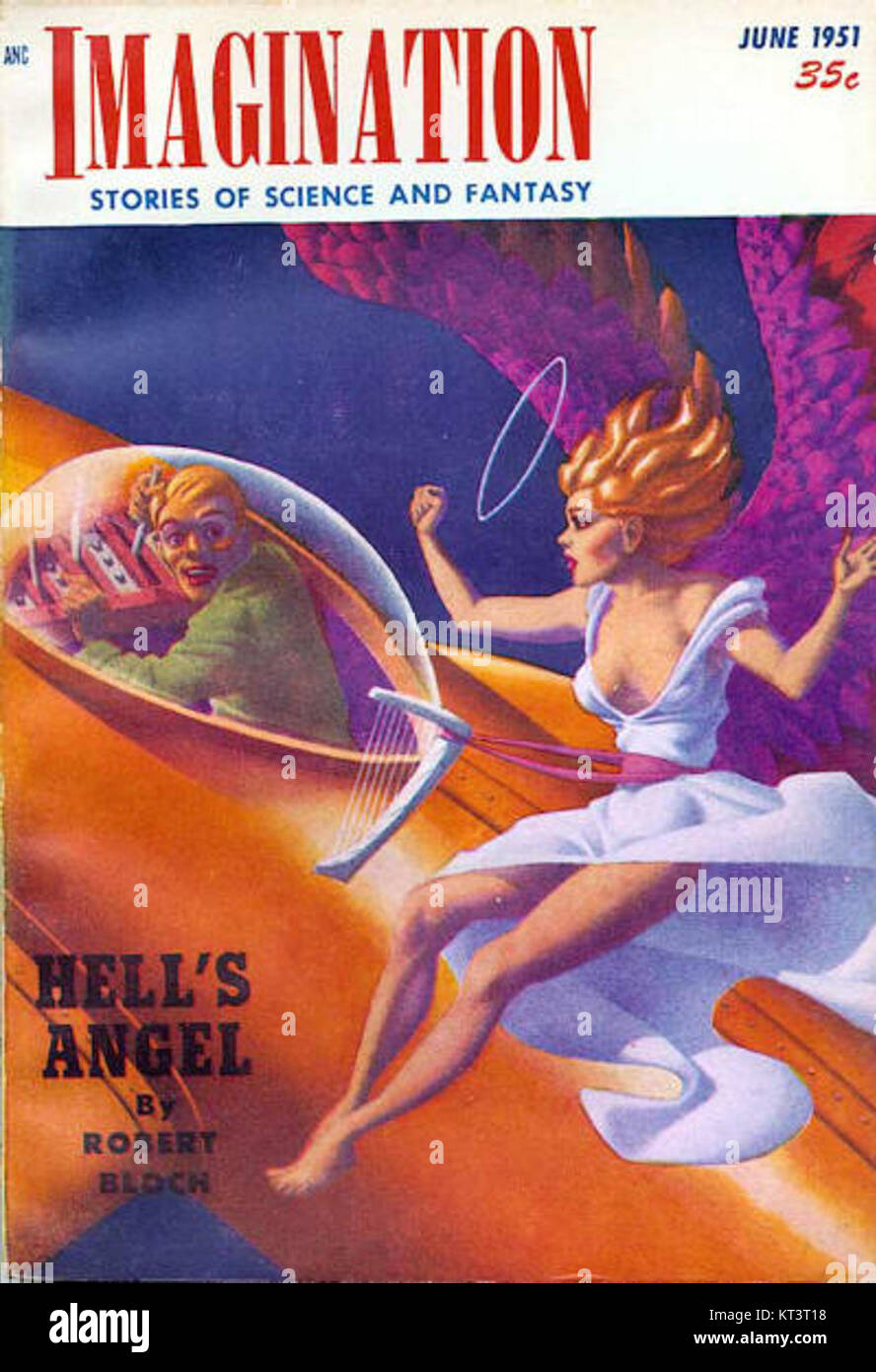 "Immaginazione" è un'opera d'arte del 1951, che probabilmente cattura un momento di creatività o immagini surreali, che riflette le tendenze artistiche dei primi anni '1950 nel suo stile visivo. Foto Stock