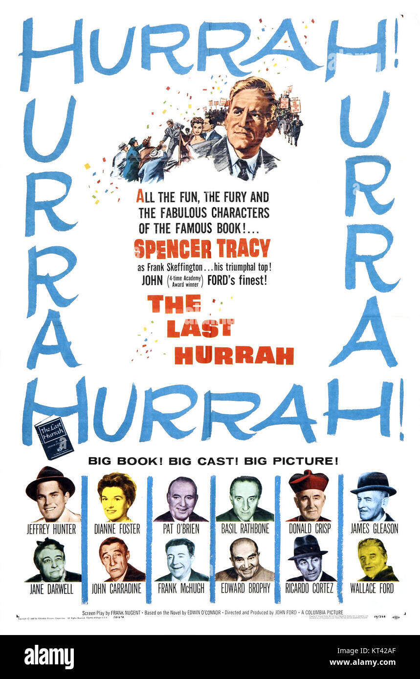 "The Last Hurrah" è un termine comunemente associato a un evento finale o climactic, in particolare nella politica o nello sport. Segna la fine di un'era o di un evento significativo, spesso celebrato o riconosciuto per il suo valore storico e l'impatto emotivo. Foto Stock