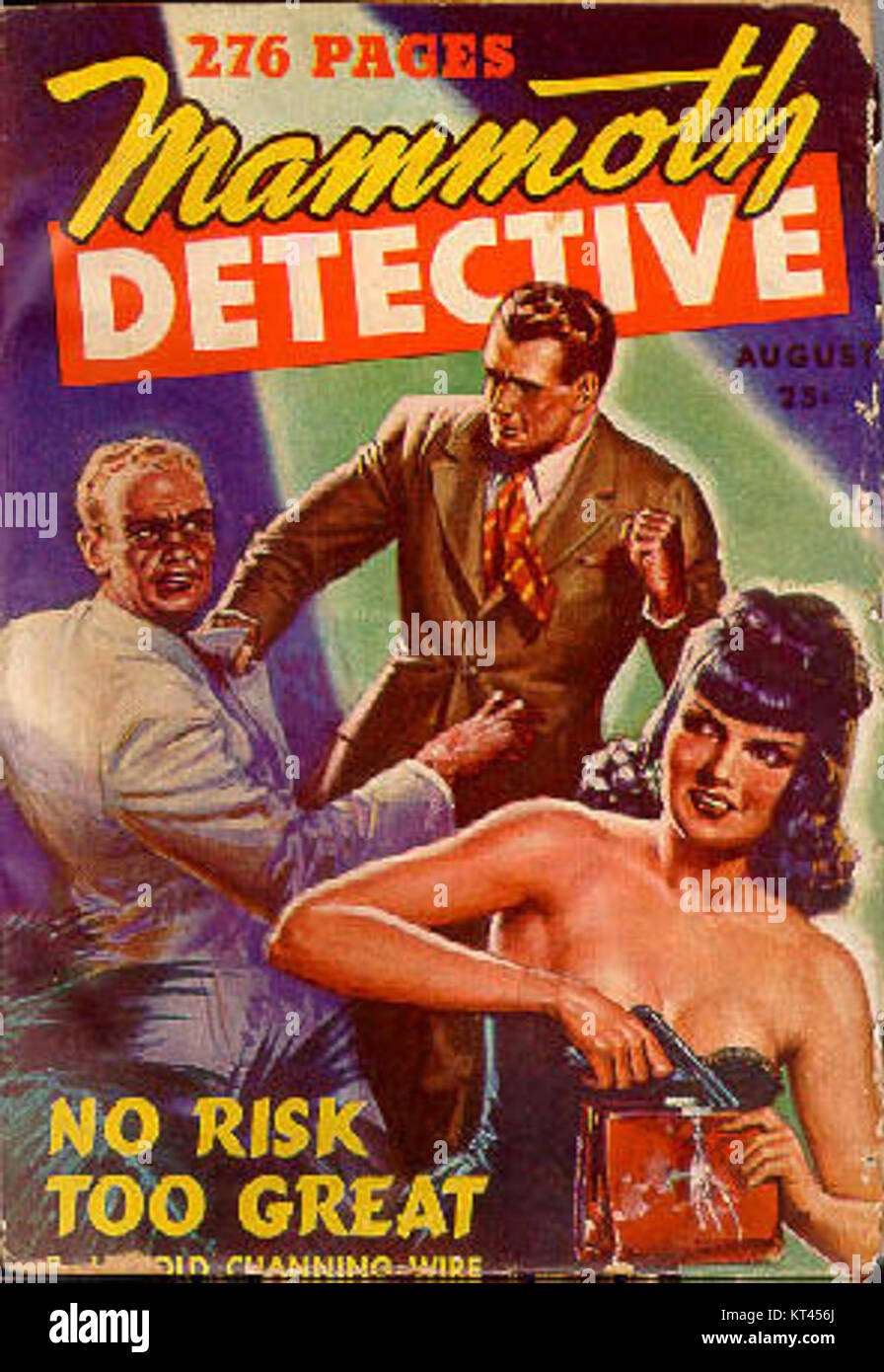 Il film "Mammoth Detective", uscito nel 1943, è un film poliziesco noto per il suo contributo al genere durante gli anni '1940 Foto Stock