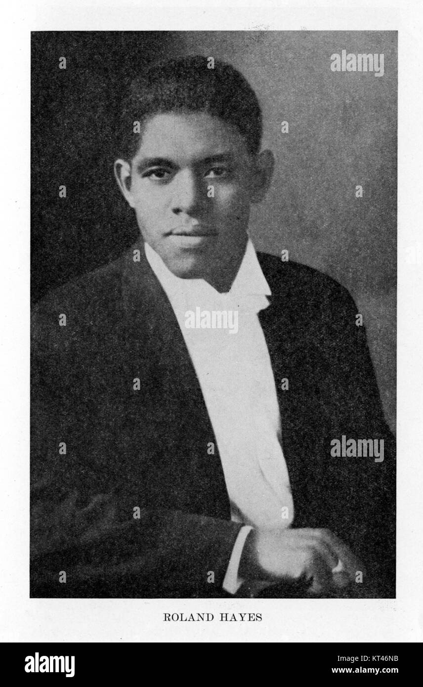 Maud Cuney Hare e Roland Hayes furono figure influenti nella storia della musica afroamericana. Maud Cuney Hare era un'importante educatrice musicale e sostenitrice culturale, mentre Roland Hayes era un tenore afroamericano all'avanguardia. Foto Stock