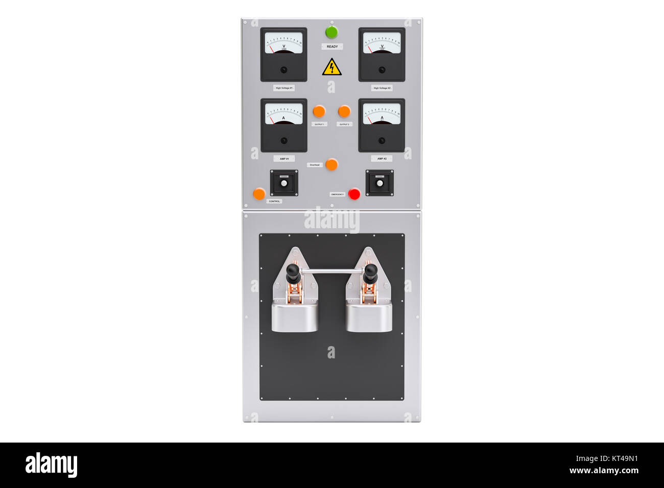 Elettrici industriali pannello alimentazione scatola, rendering 3D Foto Stock