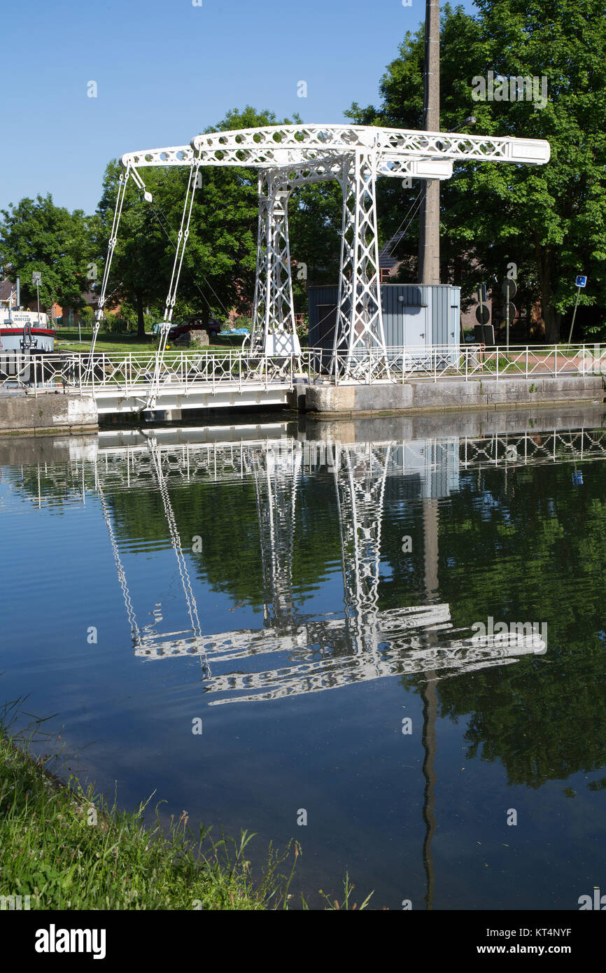 Canal du Centre - Strepy-Bracquegnies Foto Stock