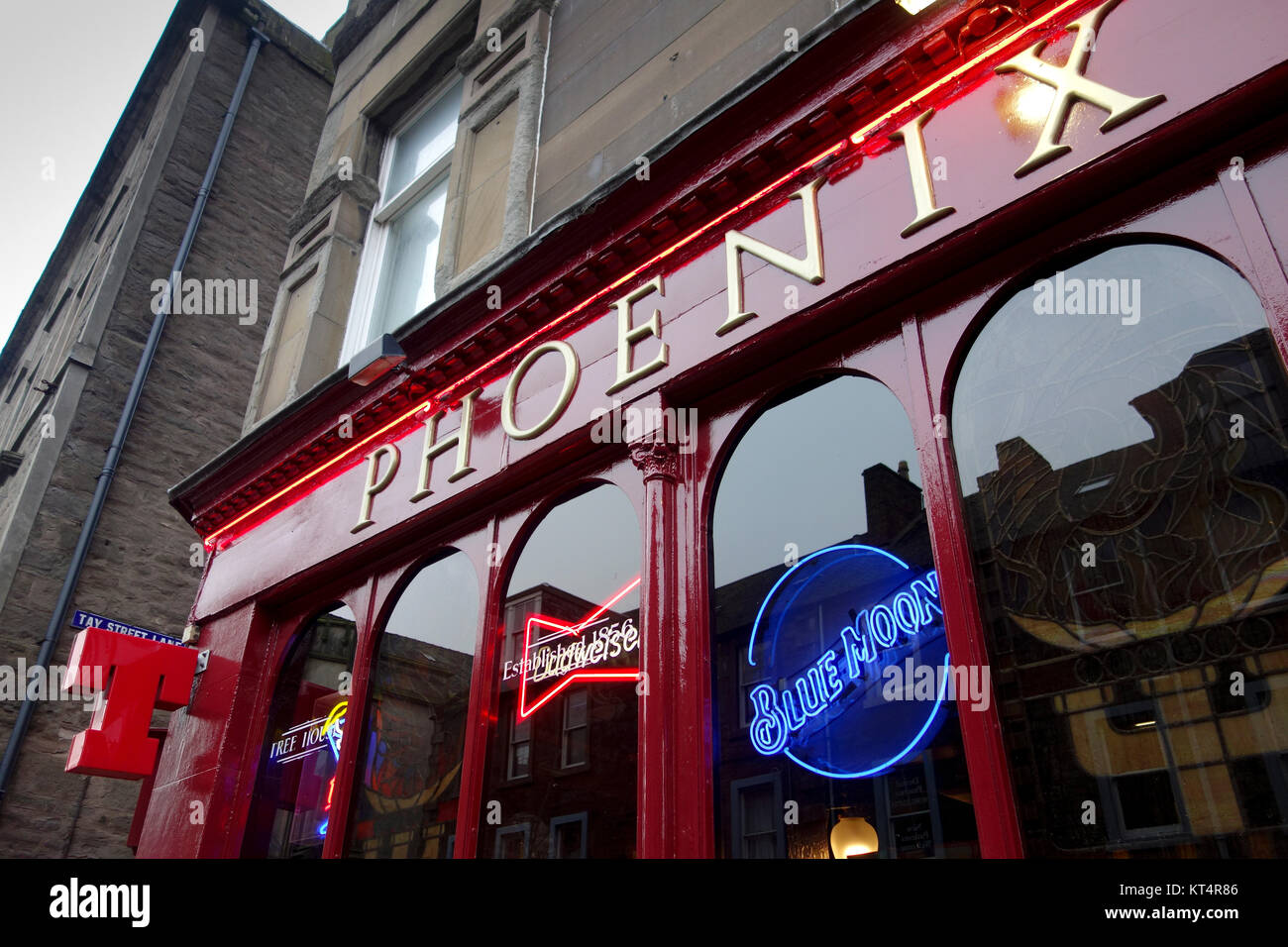 Istituzioni rosso, Dundee. Foto Stock