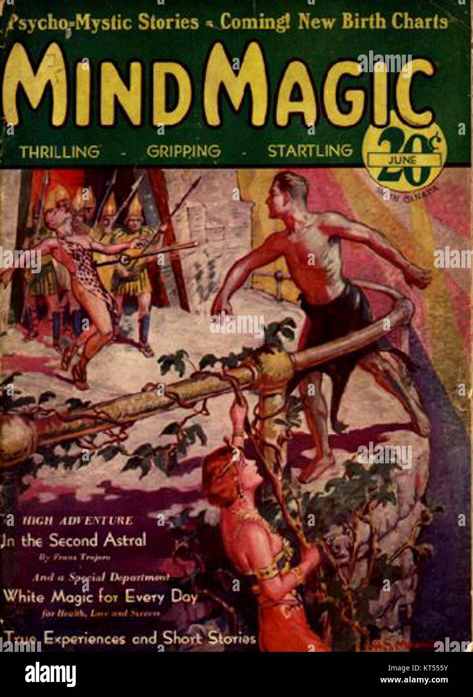 Mind Magic è una pubblicazione o concetto del giugno 1931, potenzialmente correlata alla psicologia, al mentalismo, o un argomento popolare del tempo. Riflette gli interessi sociali nei fenomeni mentali durante l'inizio del XX secolo. Foto Stock