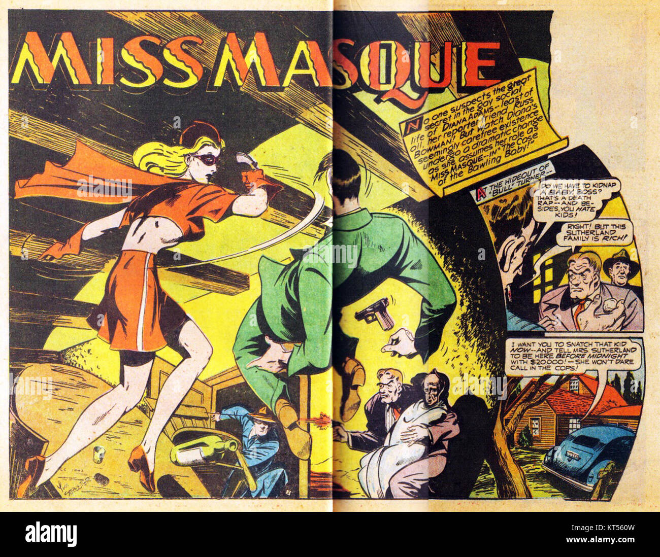 Americas Best Comics, una notevole serie a fumetti, esplora i temi dell'eroismo e dell'avventura attraverso i suoi personaggi e le sue storie. Offre uno sguardo sui contributi dell'industria dei fumetti alla cultura popolare all'inizio del XXI secolo. Foto Stock