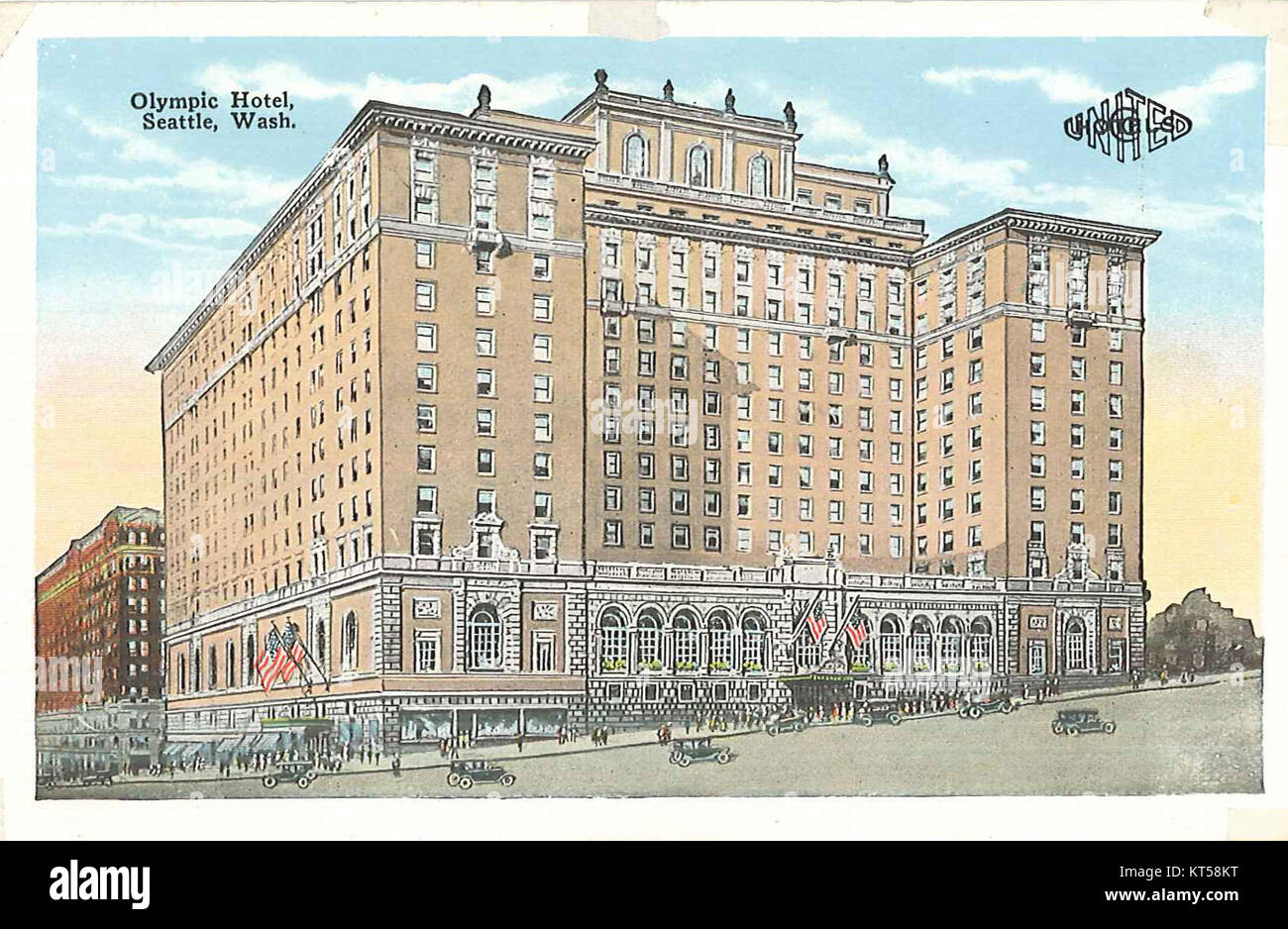 Olympic Hotel, circa 1925 Foto Stock