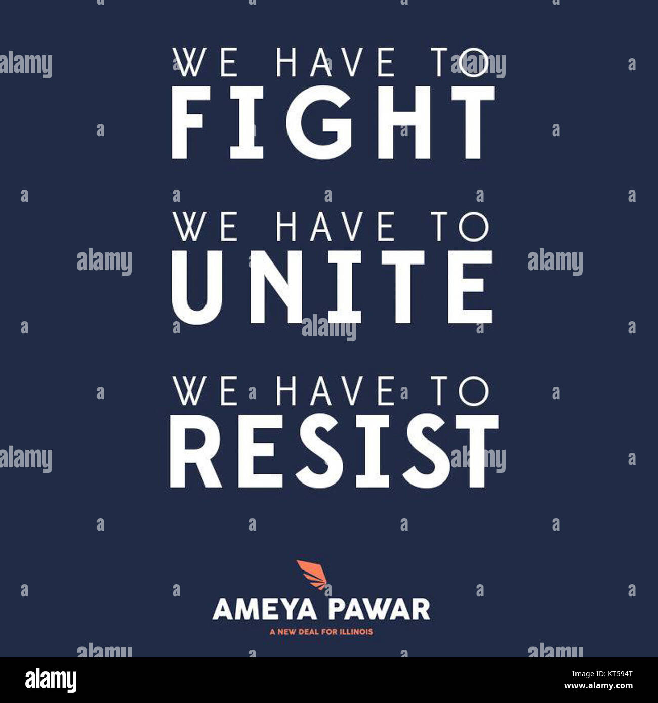 Ameya Pawar, leader politico, sottolinea la necessità di unità, resistenza e azione collettiva di fronte alle sfide della società, promuovendo solidarietà e azione. Foto Stock