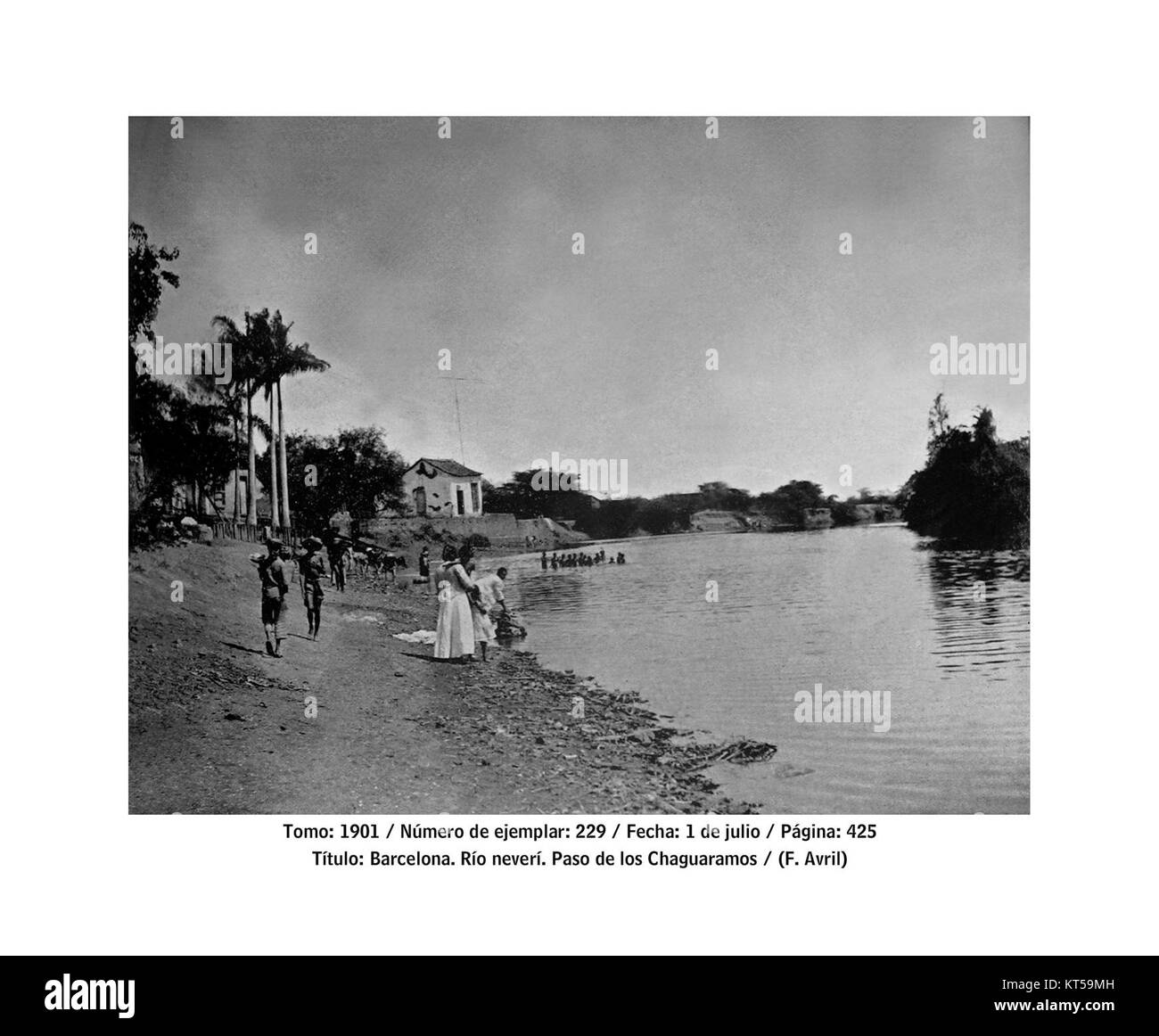 Paso de las Chaguaramos, un luogo o punto di riferimento, noto per il suo significato storico e culturale, situato in una regione con un ricco patrimonio locale. Foto Stock