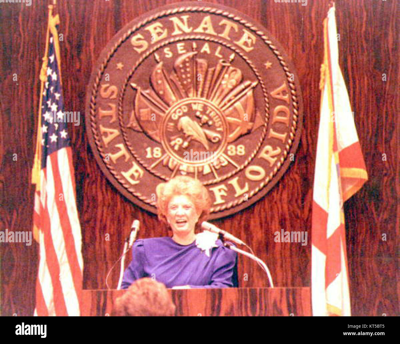 Gwen Margolis è stato un importante politico americano che ha servito come presidente del Senato della Florida, contribuendo in modo significativo alla storia legislativa della Florida. Foto Stock