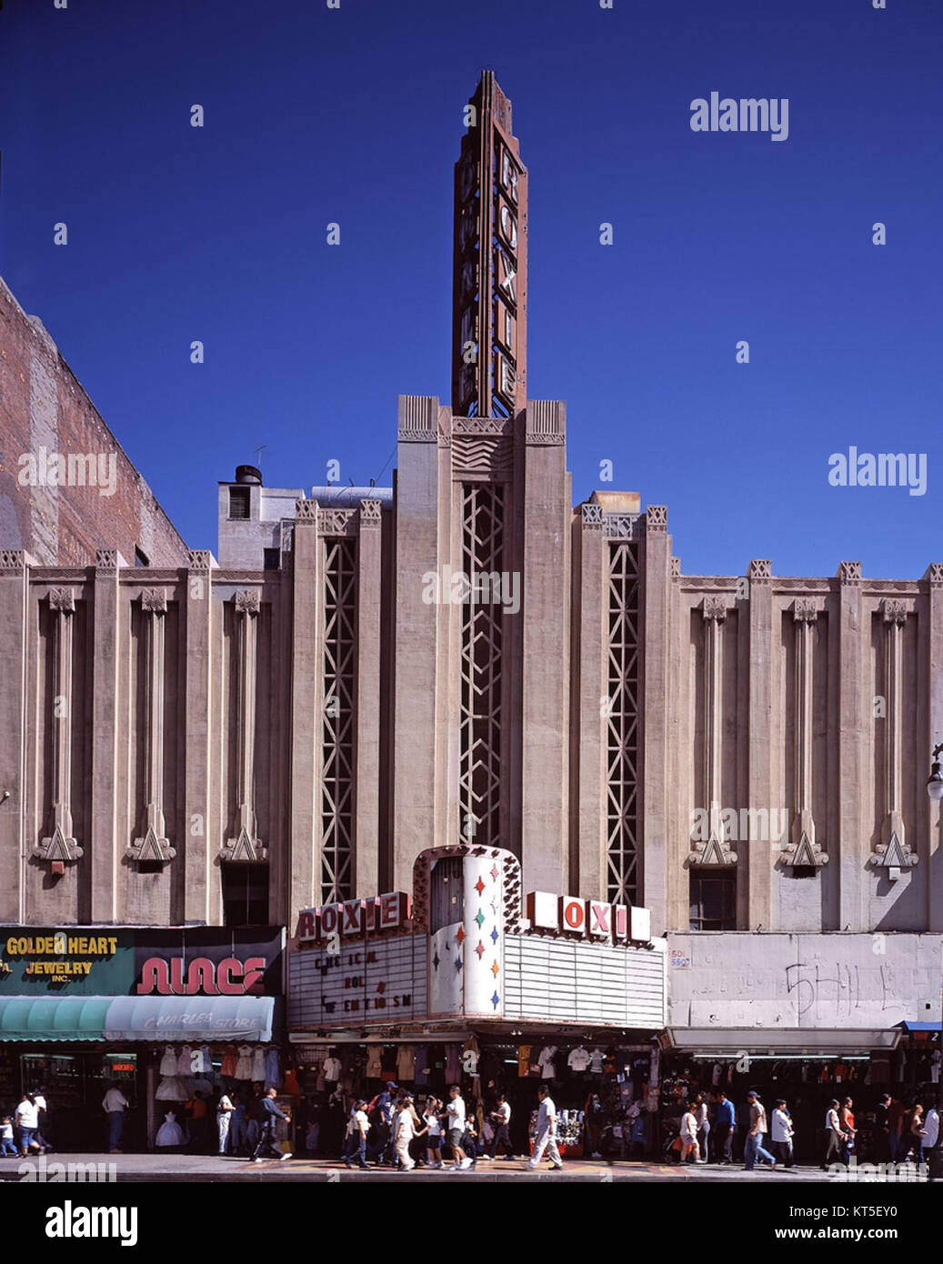 RoxieLA si riferisce a un luogo o a un evento a Los Angeles, potenzialmente collegato al divertimento, all'arte o alla scena culturale della zona. Foto Stock