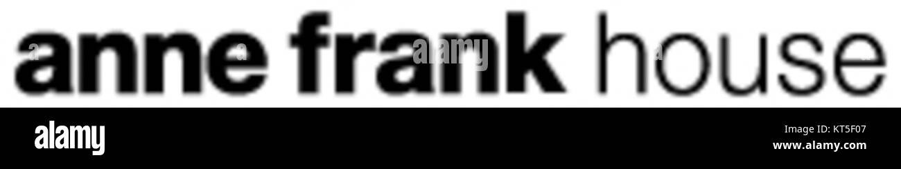 Il logo della casa di Anna Frank rappresenta il museo storico di Amsterdam dedicato a Anna Frank, il suo diario e la storia della persecuzione ebraica durante l'Olocausto. Foto Stock