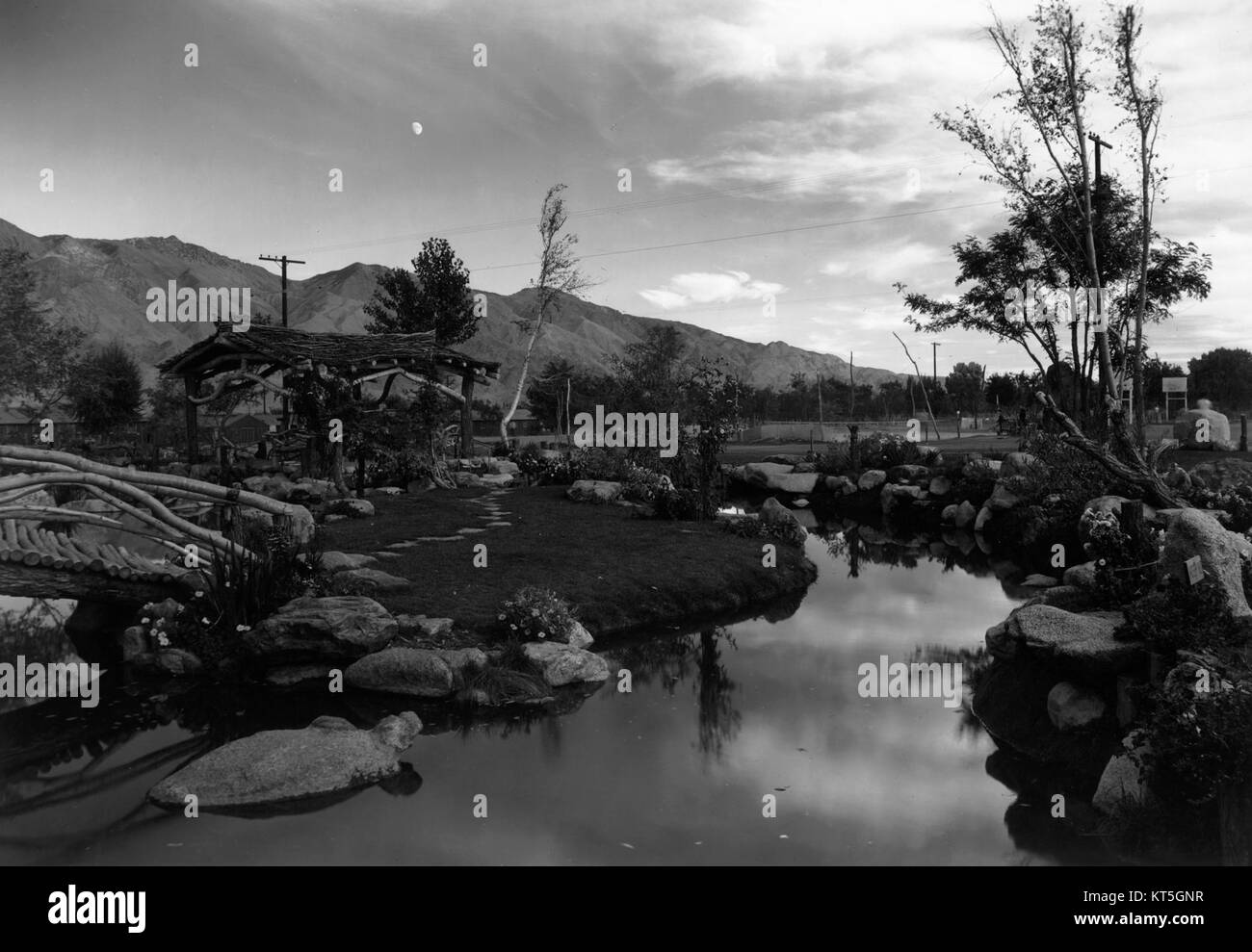 Ansel Adams Park è un parco pubblico dedicato alle opere e all'eredità del famoso fotografo americano Ansel Adams, noto per la sua fotografia di paesaggi in bianco e nero. Foto Stock