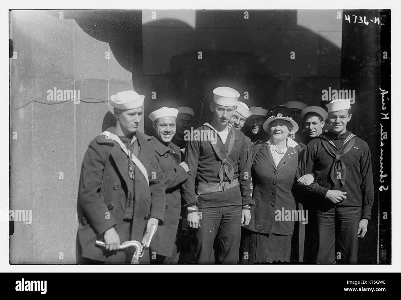 Una fotografia con la famosa cantante Schumann-Heink, nota per le sue esibizioni operistiche e i suoi contributi alla musica classica durante la fine del XIX e l'inizio del XX secolo. Foto Stock