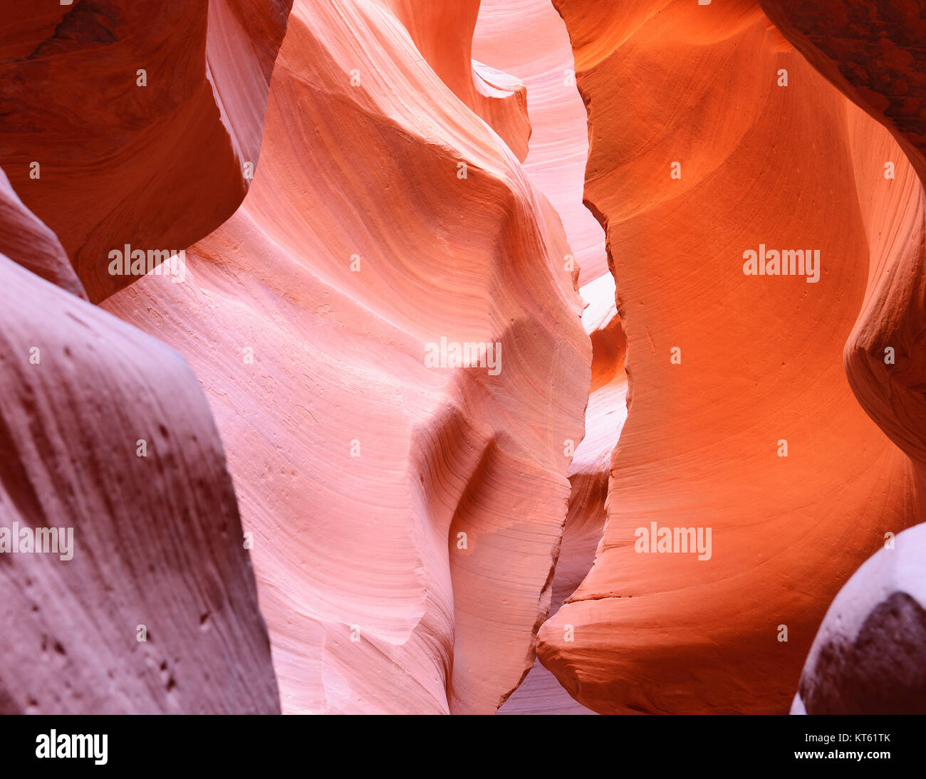 L'Antelope Canyon, pagina Foto Stock