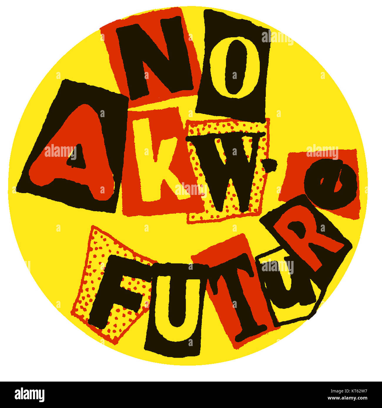 Il termine "Anti-AKW-Pickerl" si riferisce a un simbolo che si oppone all'energia nucleare in Austria, con una specifica variante contrassegnata con "weiC39F". Questo segno indica una posizione contro la produzione di energia nucleare e il suo futuro in Austria. Foto Stock