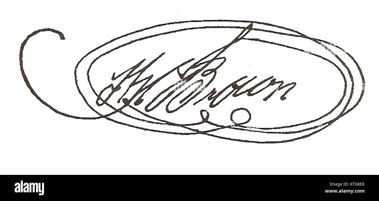 Questo oggetto presenta la firma di Tomas Brown, un artista o un individuo notevole, datato 2012. La firma può far parte di una collezione di cimeli firmati. Foto Stock