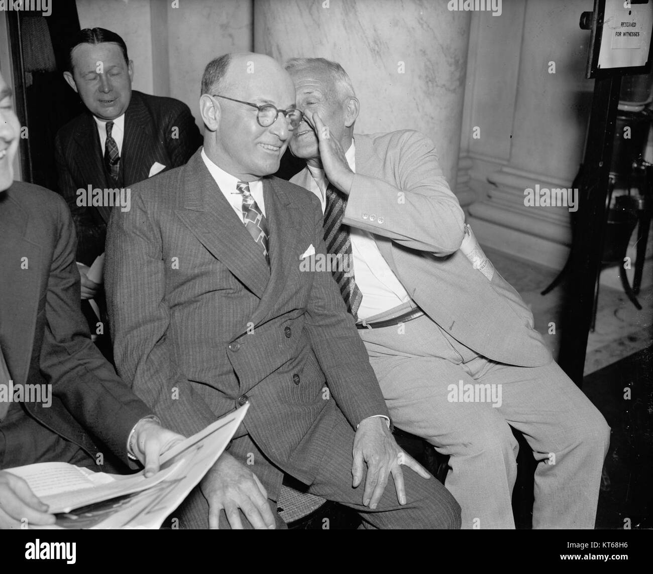 Tom Girdler, una figura influente nel 1937, fornì consigli su vari aspetti del business e dell'economia durante il suo tempo, contribuendo alla definizione delle pratiche industriali. Foto Stock