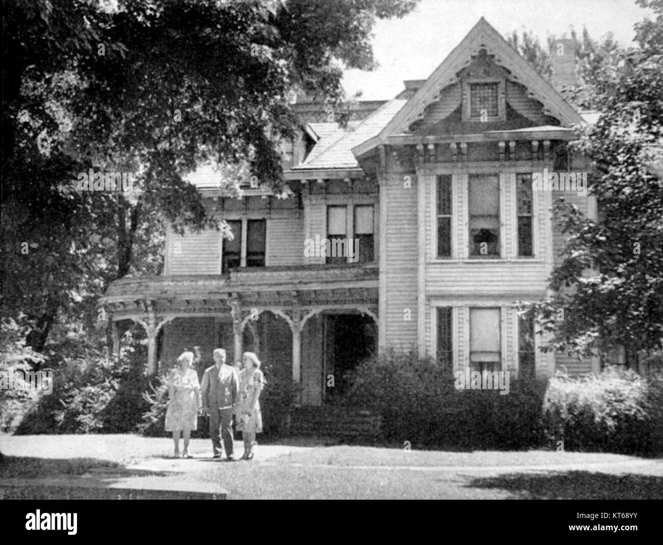 La Truman Family House, catturata nella rivista LIFE nel 1944, fornisce informazioni sulla vita personale del presidente Harry S. Truman e della sua famiglia durante la seconda guerra mondiale Foto Stock