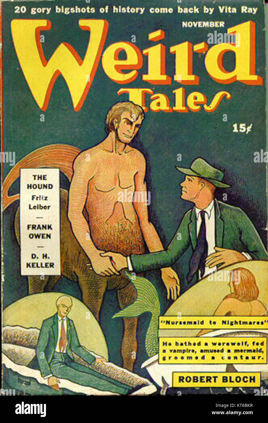 Weird Tales Novembre 1942 Foto Stock