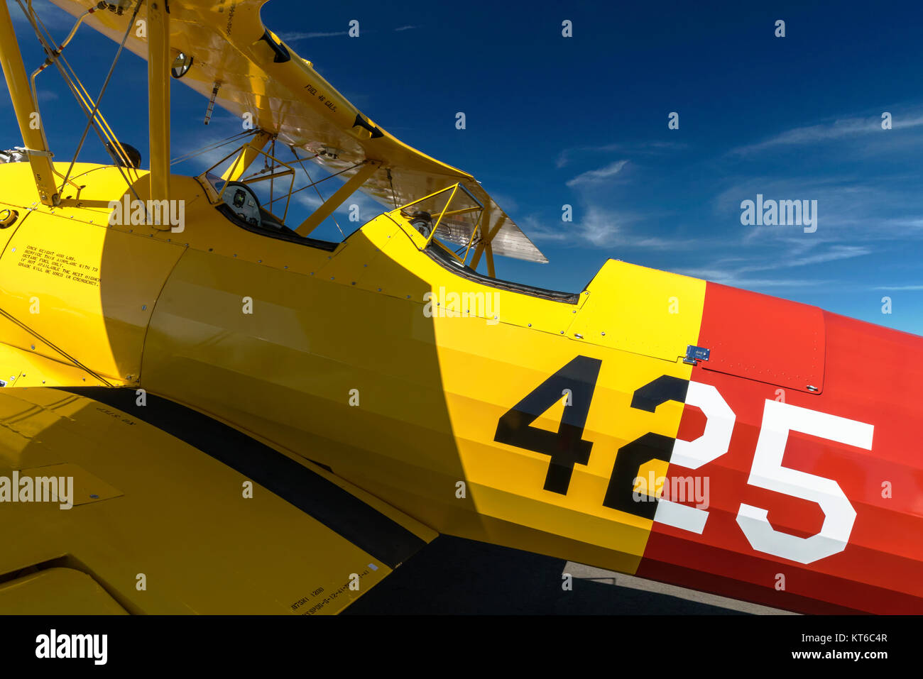 Boeing Stearman PT17 Kaydet Foto Stock