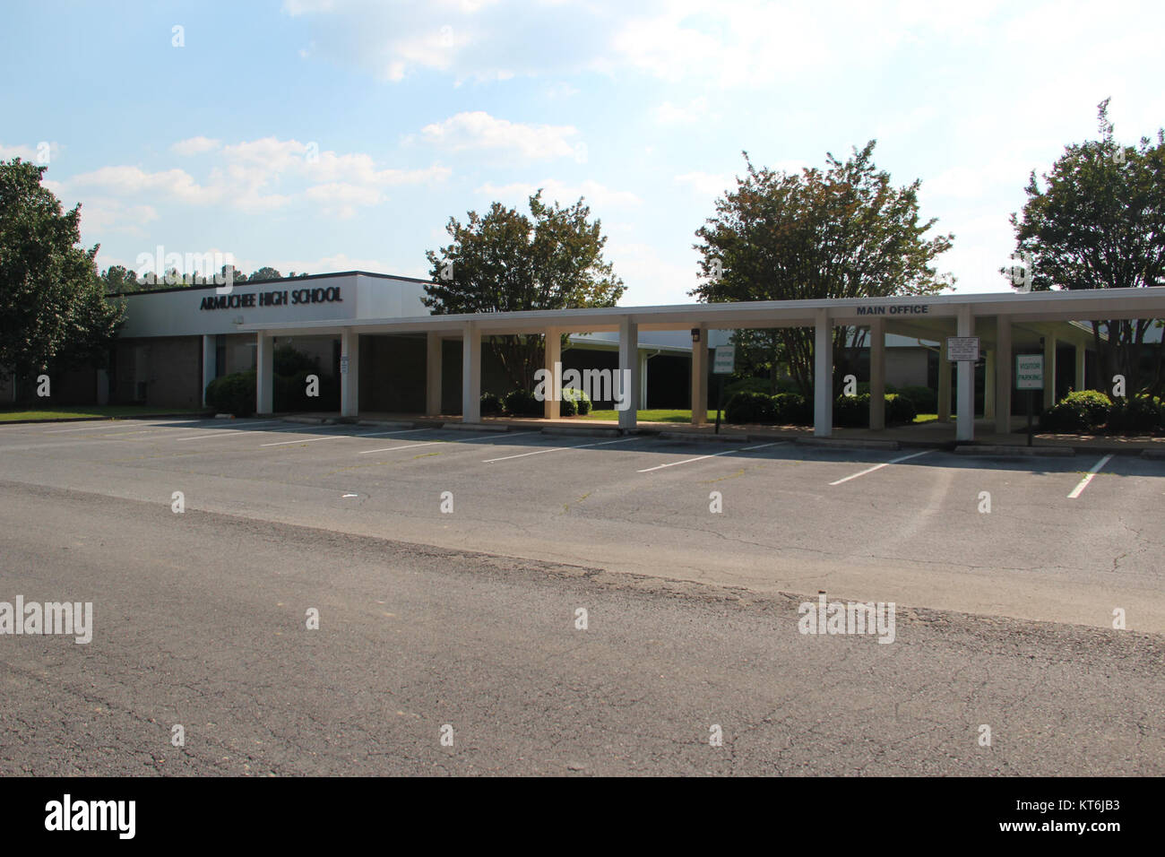 Armuchee High School si trova a Floyd County, Georgia. Funge da istituto educativo per la comunità locale, offrendo una varietà di programmi accademici e attività extracurriculari. Foto Stock