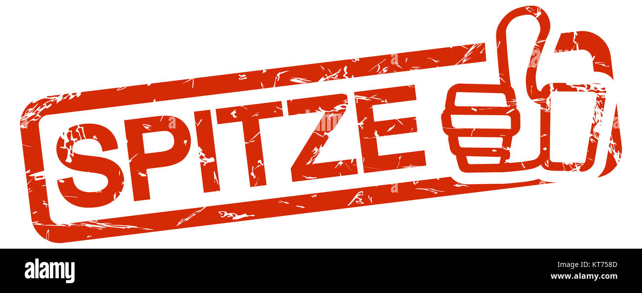 Francobollo rosso con testo di suggerimento Foto Stock