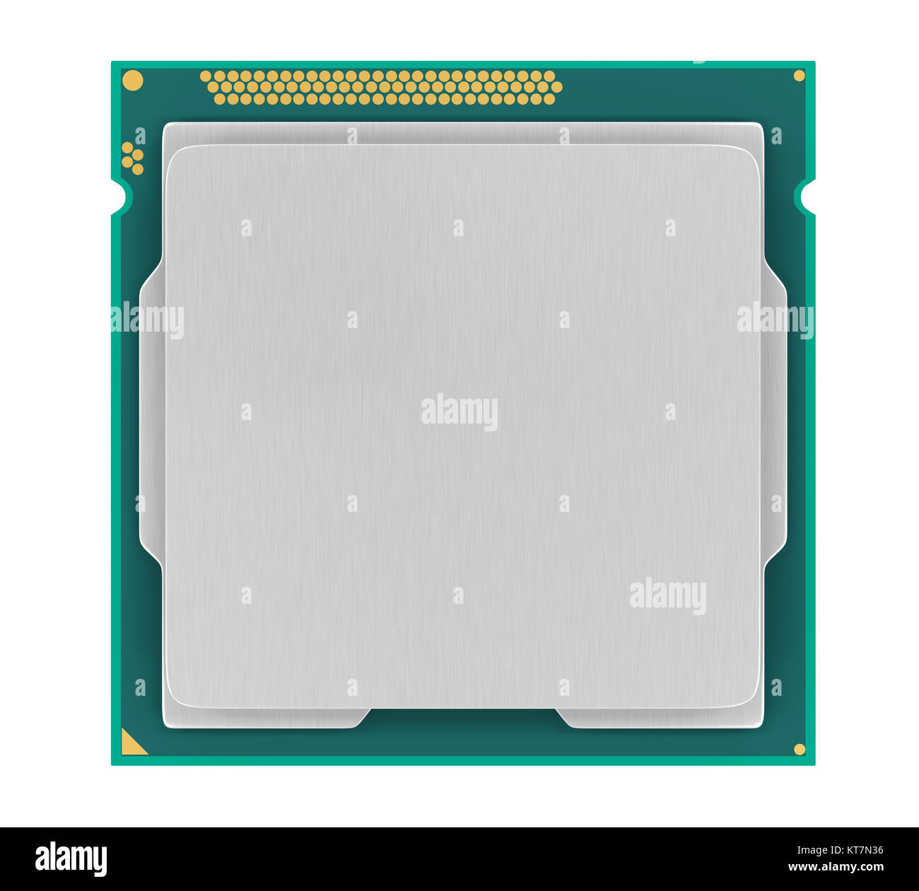 Computer processore CPU isolato Foto Stock