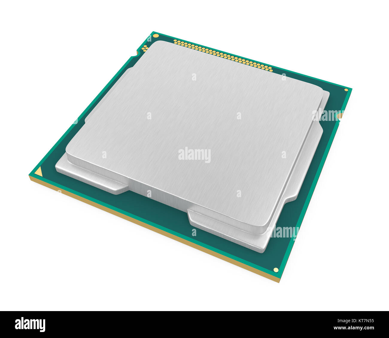 Computer processore CPU isolato Foto Stock