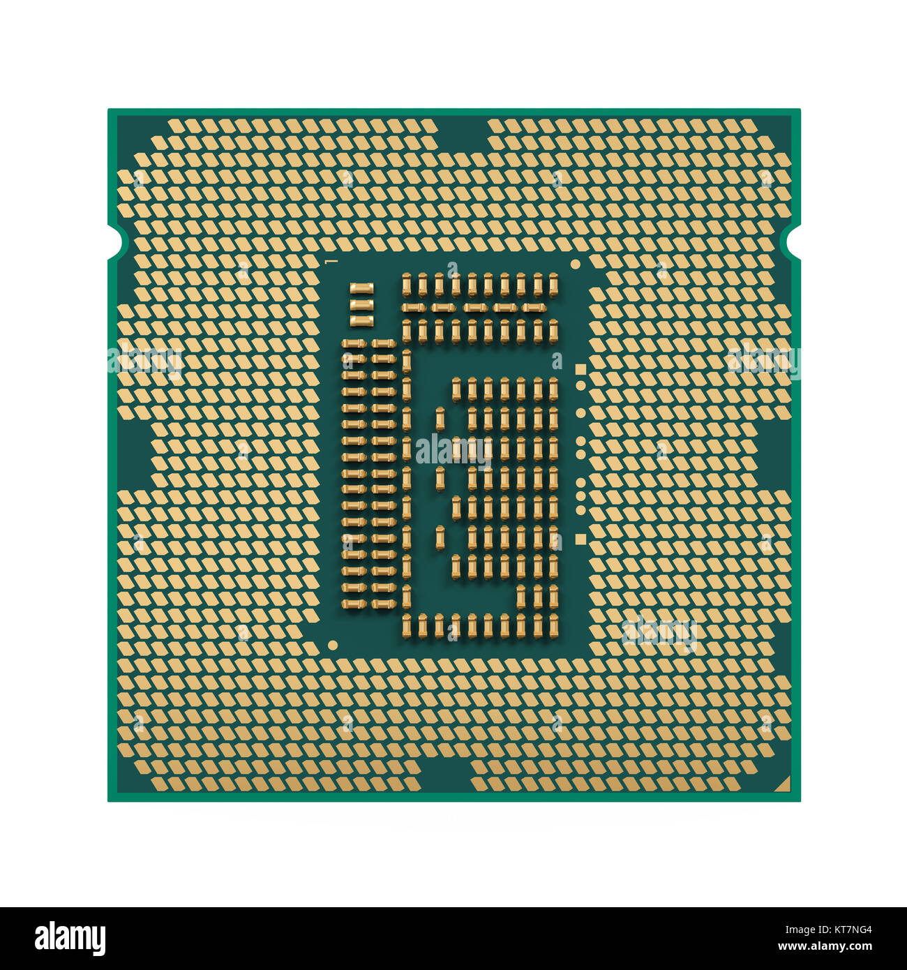 Computer processore CPU isolato Foto Stock