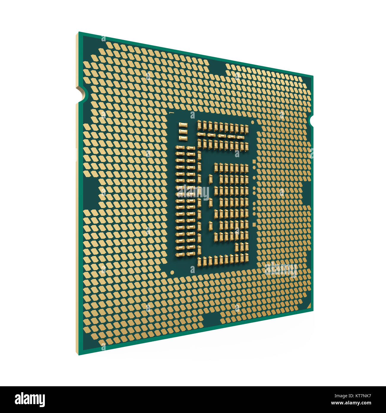 Computer processore CPU isolato Foto Stock