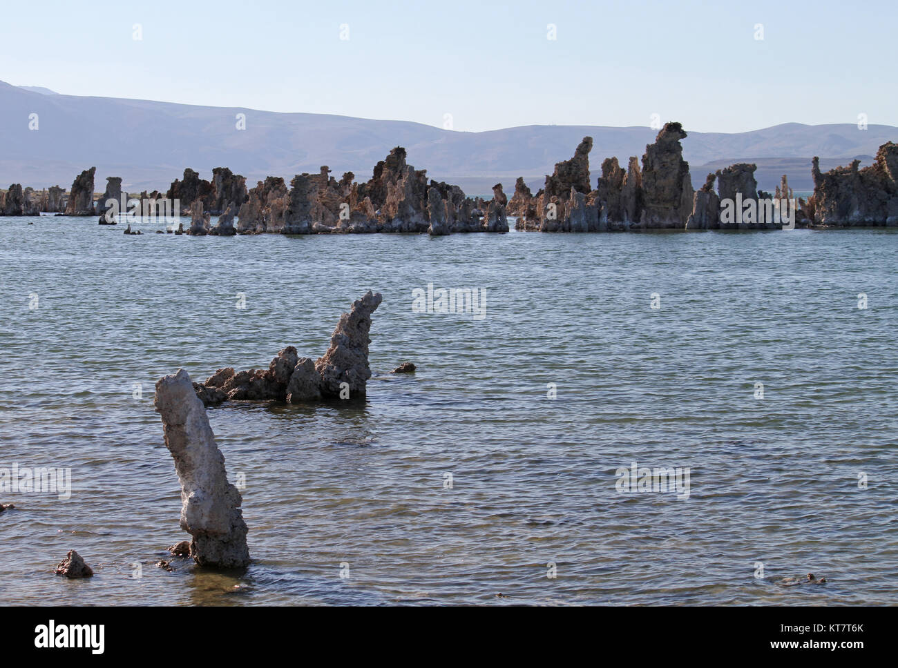 Formazioni surreale al Lago Mono, California Foto Stock