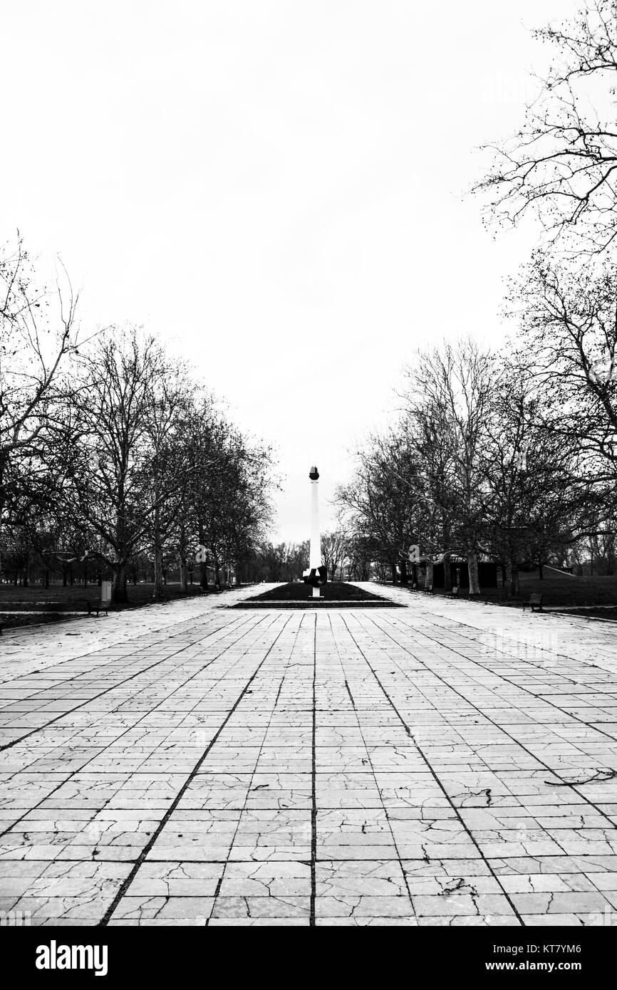 La fiamma eterna monumento Foto Stock