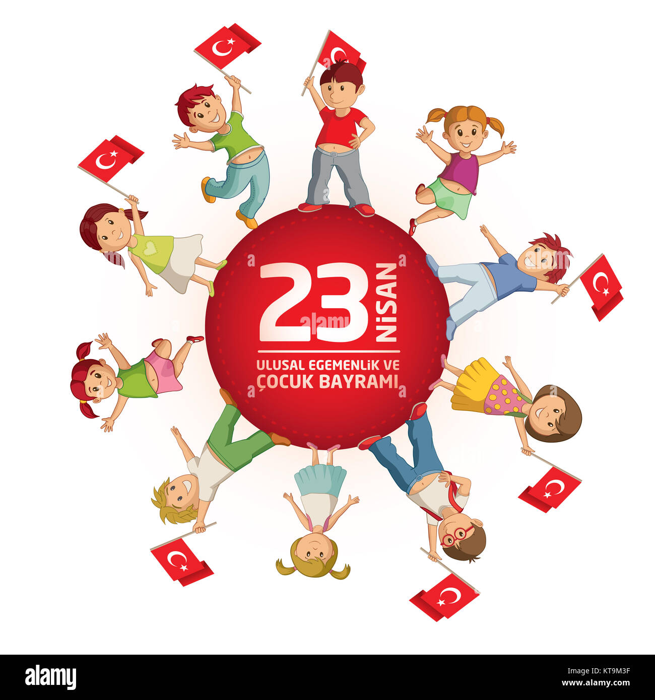 Aprile 23 turco la sovranità nazionale e la Giornata per i bambini Foto Stock
