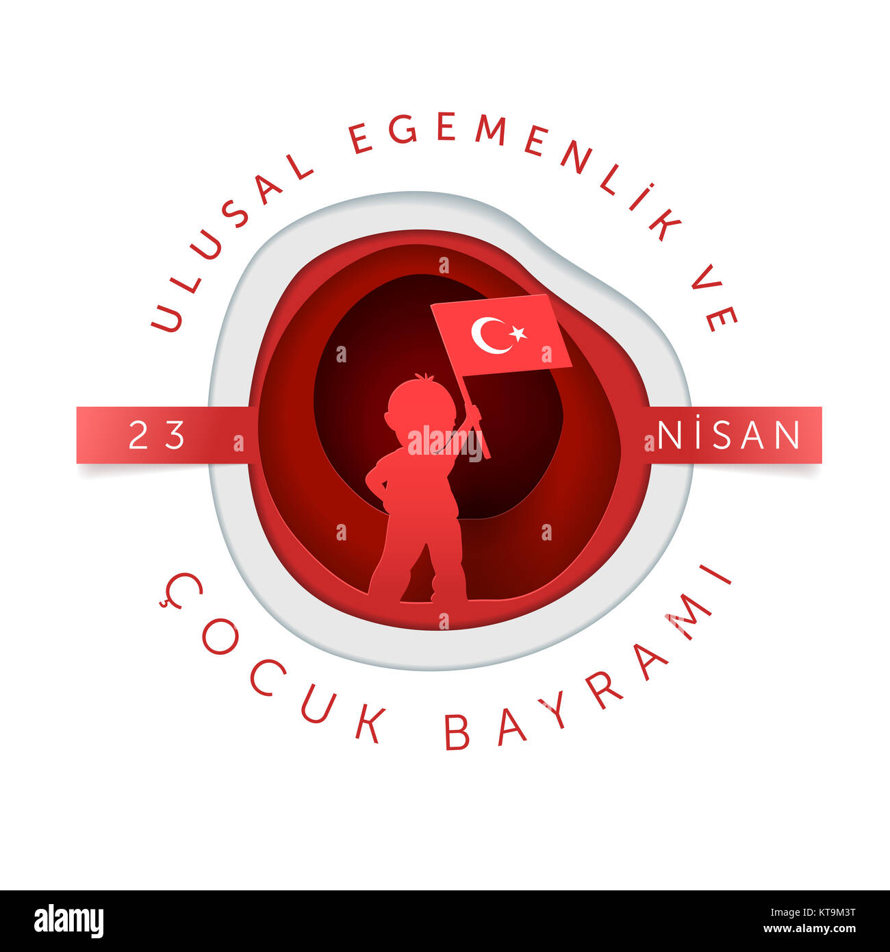 Aprile 23 turco la sovranità nazionale e la Giornata dei bambini Foto Stock