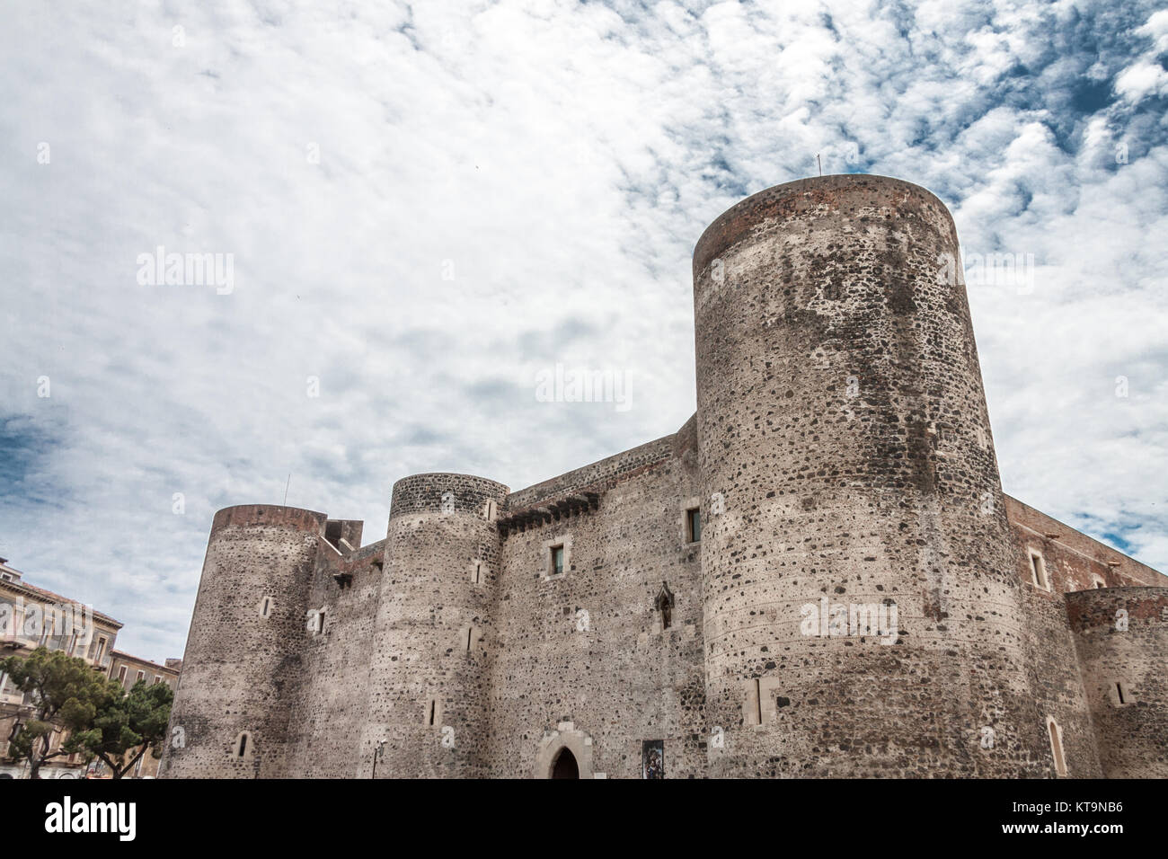 Castello Ursino Orso (castello), noto anche come Castello Svevo di Catania, è un castello di Catania, Sicilia, Italia meridionale. Foto Stock