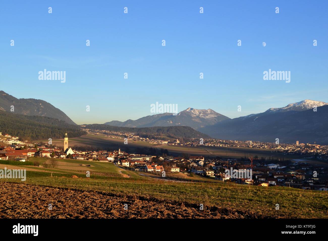 inn valley in austria Foto Stock