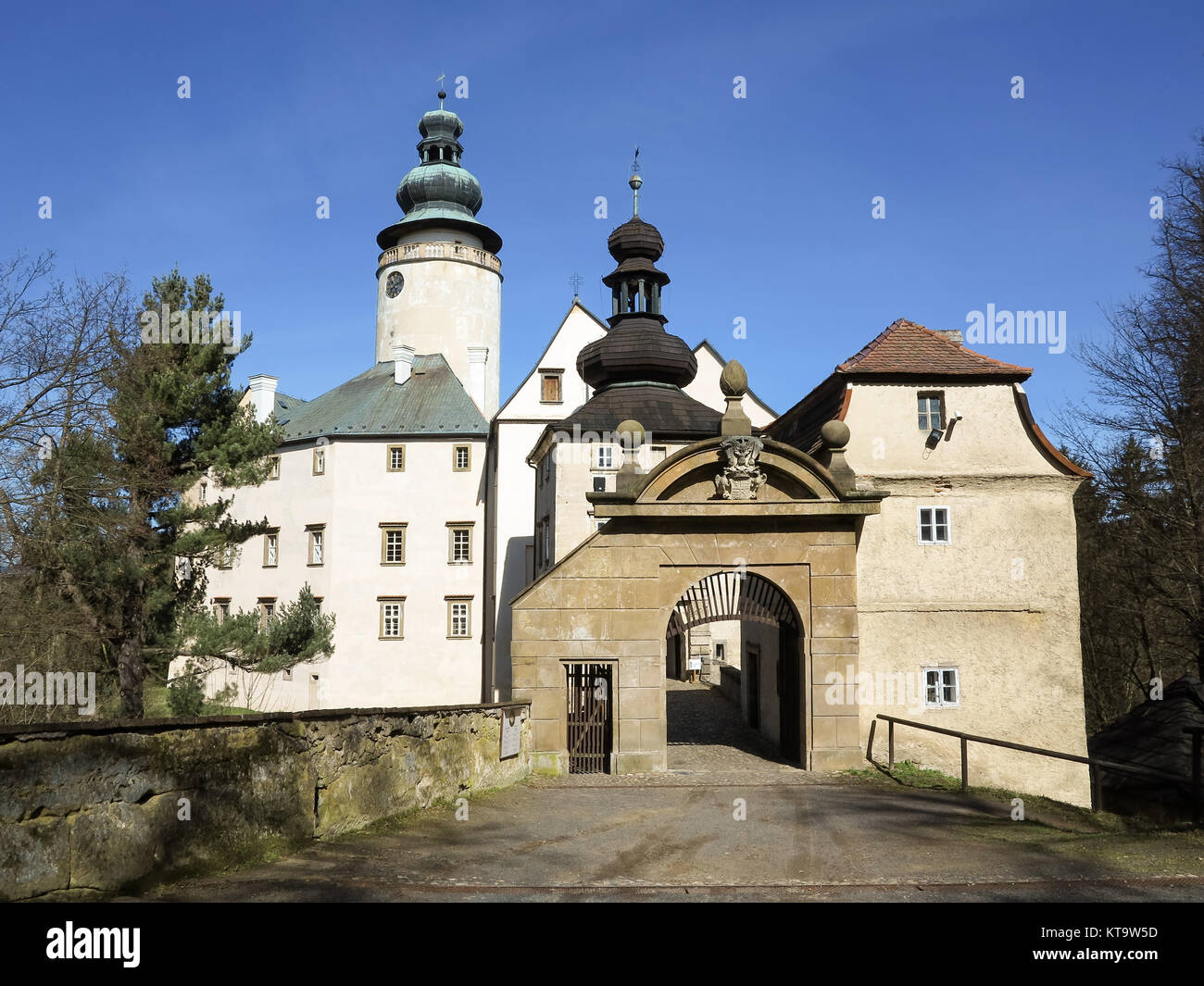 Il castello di Lemberk Foto Stock