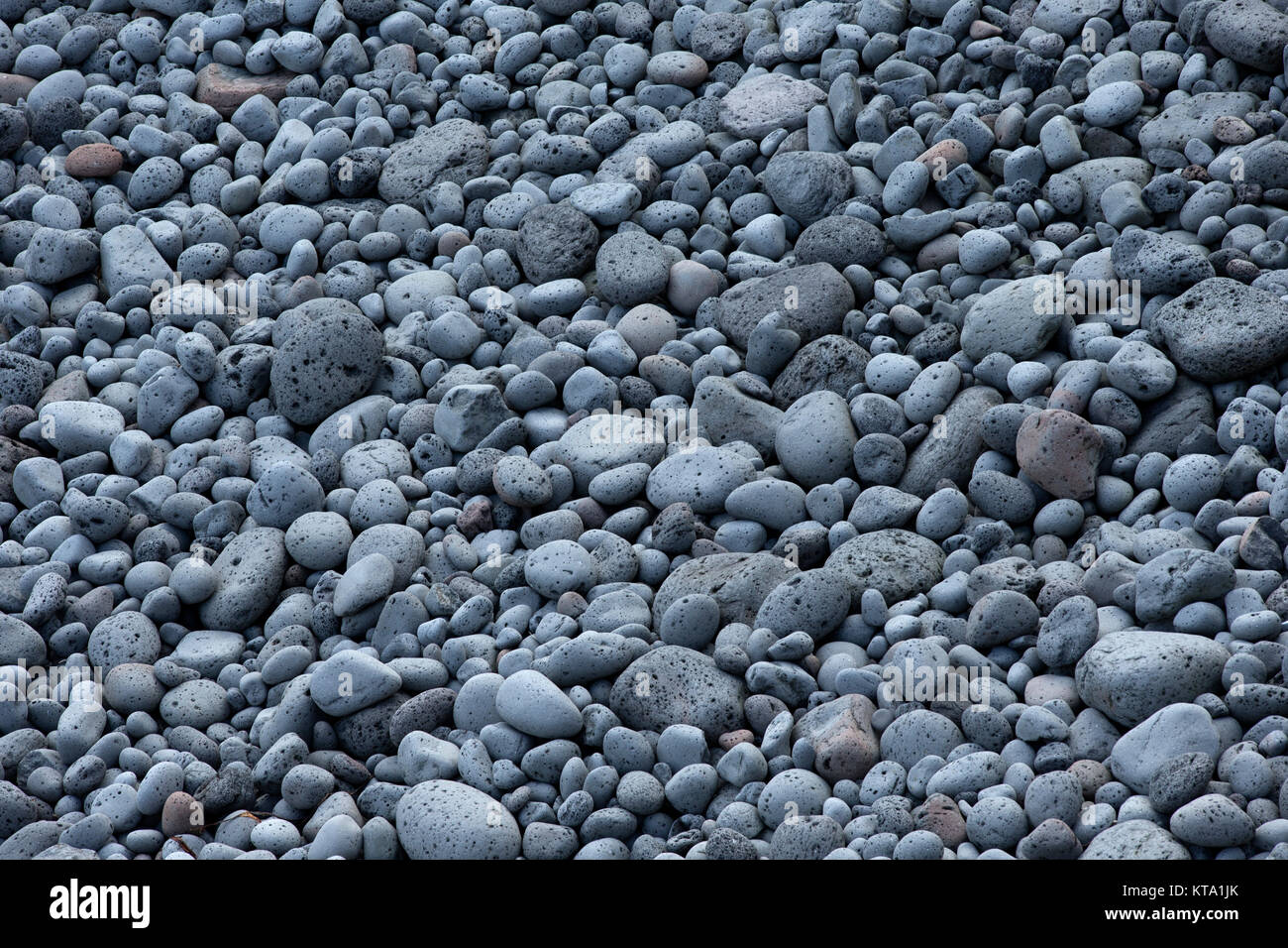 Abstract sfondo con round peeble pietre Foto Stock