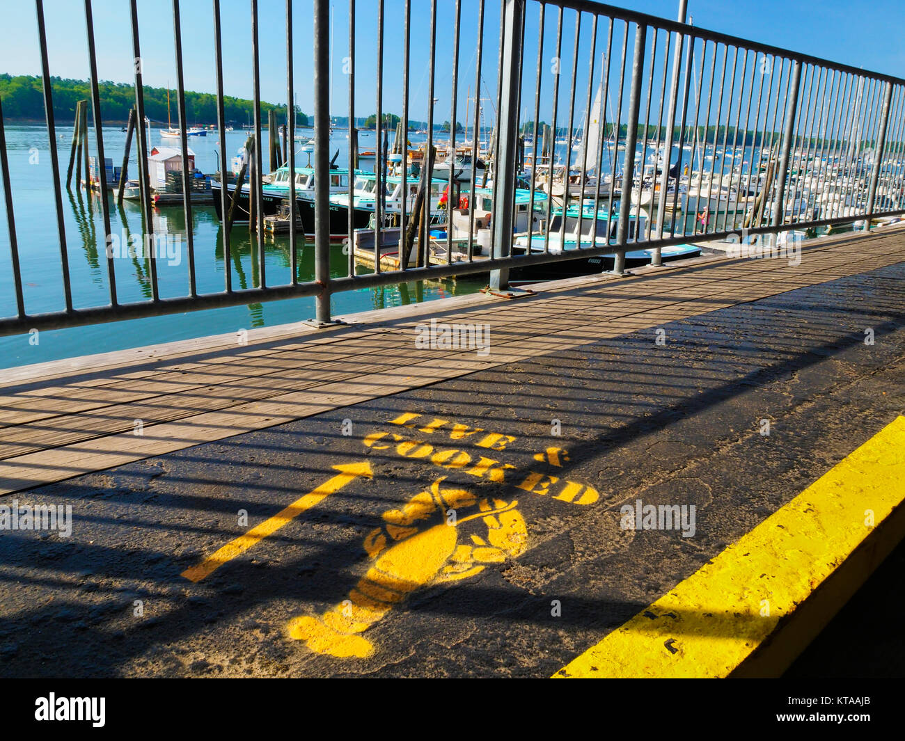Porto, South Freeport, Maine, Stati Uniti d'America Foto Stock